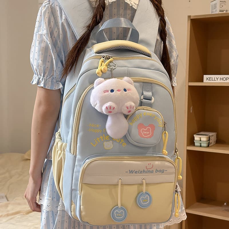 Girls Backpack for Grades 3-6, Lightweight, Ergonomic, Large Capacity, Middle and High School Backpack