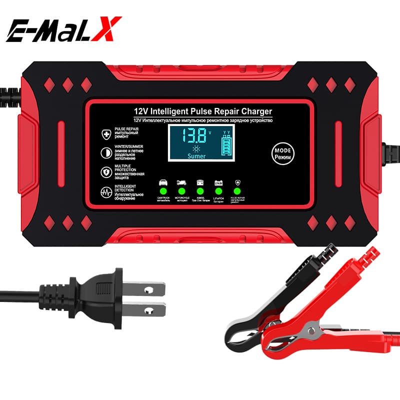 12V 6A Battery Charger Car Battery Charger Motorcycle Battery Charger Lead-Acid Battery Charger