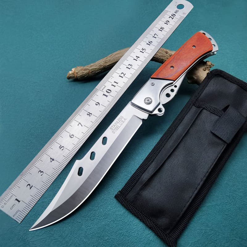 Wholesale Dovetail Folding Knife High Hardness Swiss Army Knife Outdoor Survival Short Knife Self-Defense Large Folding Knife