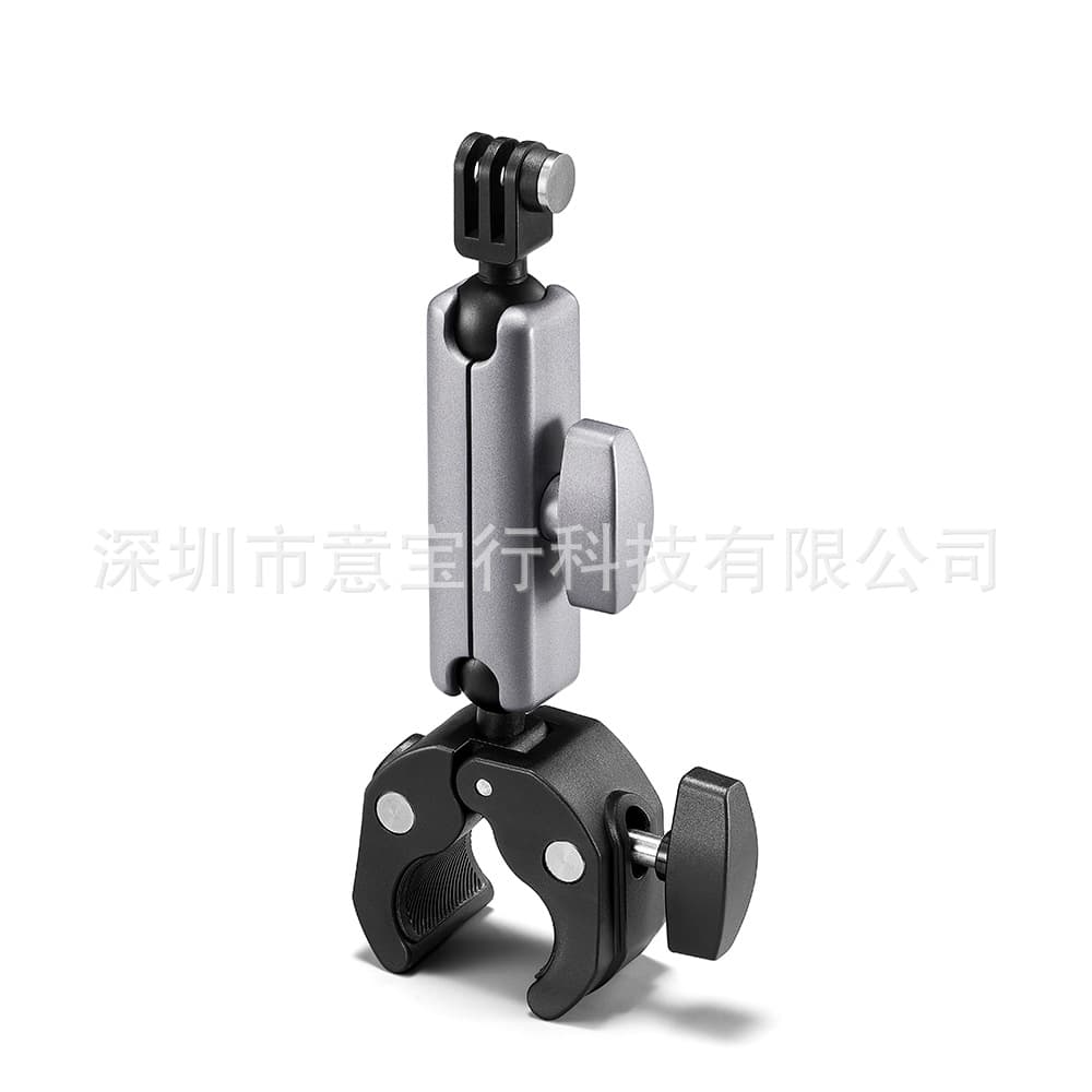 GoPro action camera/phone crab claw clamp cycling mount, an outdoor/indoor live streaming/selfie essential.