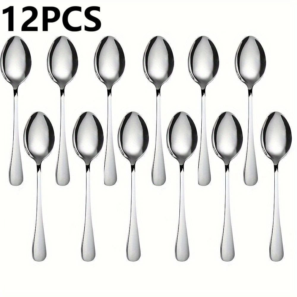 Manufacturer wholesale stainless steel household tea spoon hotel restaurant coffee stirring spoon multifunctional table spoon