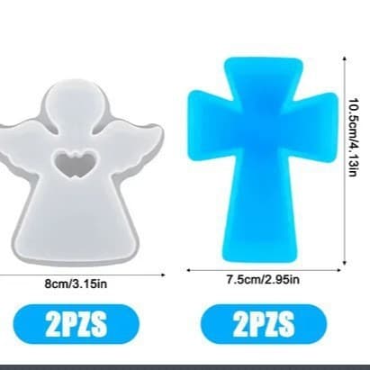 DIY Resin Mold Easter Angel Scented Candle Silicone Mold, 3D Love Little Angel Plaster Resin