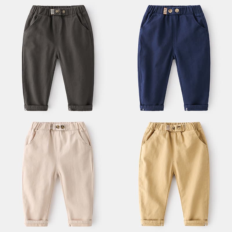 Boys casual pants thin spring and autumn 2026 new style children's pants children's clothing autumn Korean style baby pants trendy