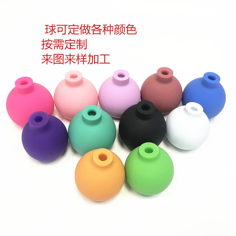 Factory Direct Cross-Border E-commerce PVC Cupping Set Negative Pressure Suction Ball 4-Piece Simple Set Glass Cup Cupping Set