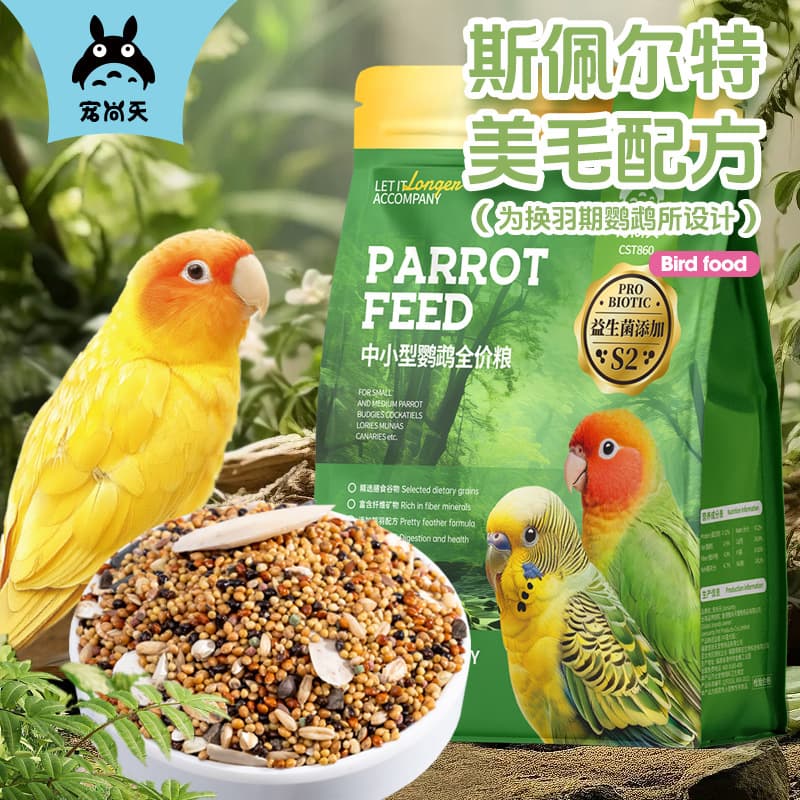 Chongshangtian Bulk Bird Food Parrot Oil Sunflower Seeds Parrot Food Bird Food