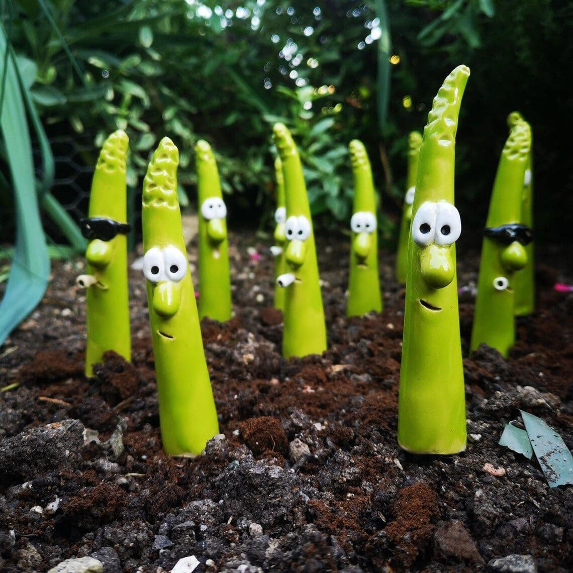 Cross-border New Product Garden Stakes Plant Logo Resin Craft for Garden and Yard