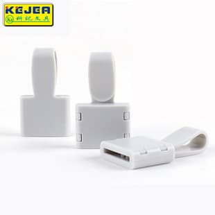 Card Holder Clip, One-Piece ABS Buckle, 10/15/20MM Rui Pu Buckle, Lanyard Accessory Clip Head, In Stock Wholesale