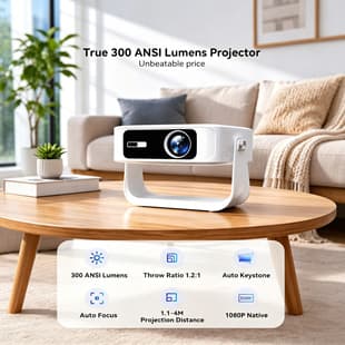 Export Exclusive Q1 Projector Android 1080P Auto Focus 300 Lumens Home Wall Projector
