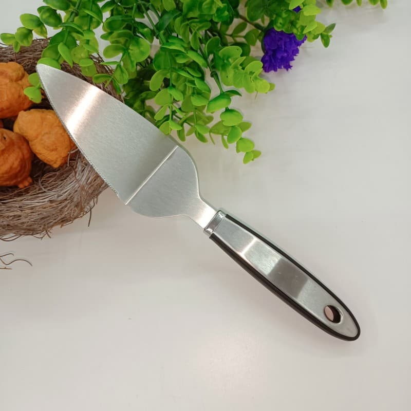 Stainless Steel Cake Spatula Triangle Cheese Shovel Serrated Pizza Peel Birthday Cake Knife Baking Utensils Manufacturer Wholesale