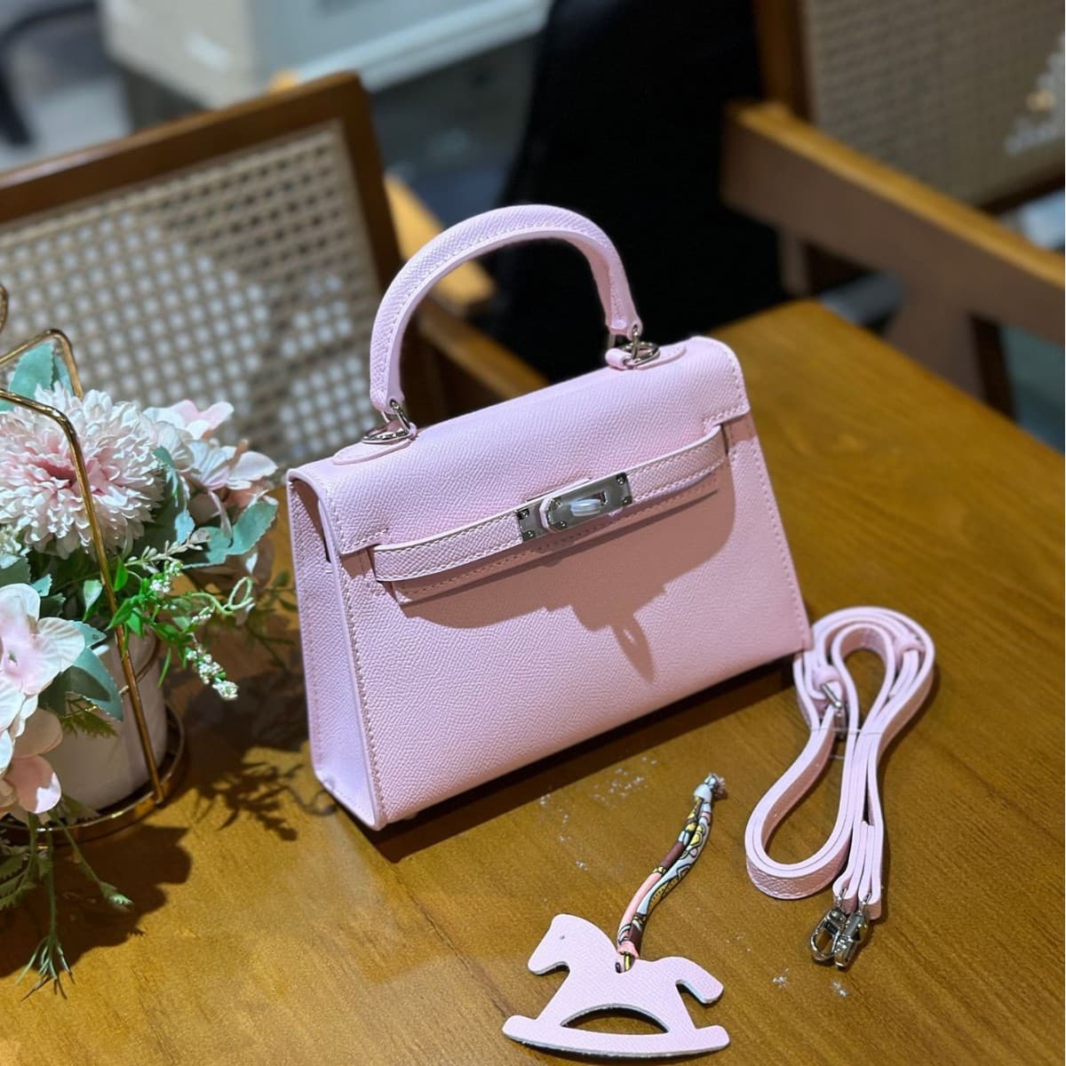 2026 New Second Generation Mini Kelly Bag Spring/Summer High-End Women's Shoulder Crossbody Handbag
