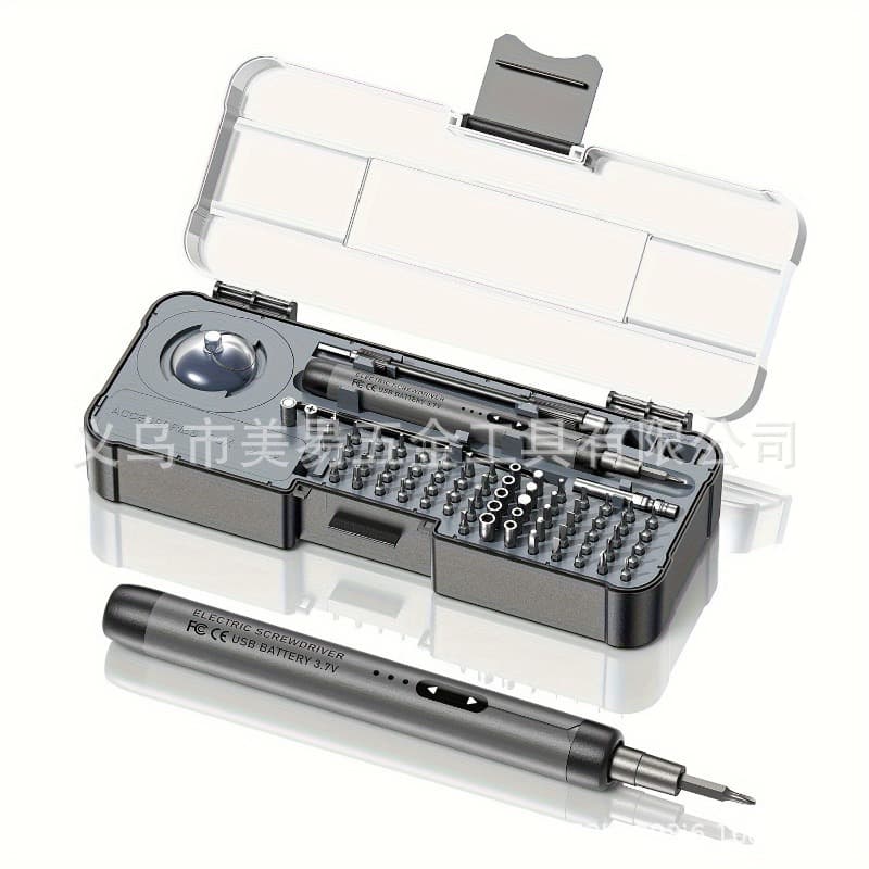 88PCS Precision Electric Screwdriver Mini Magnetic Electric Screwdriver Repair Tool Portable Power Tool