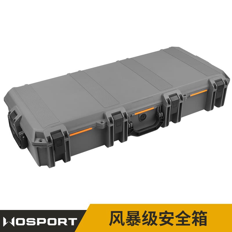 WOSPORT Outdoor Moisture, Dust, and Shock Proof Electronic Equipment Instrument Protection Storage Safety Case with Pull Rod, Wheels, and Lined Cotton
