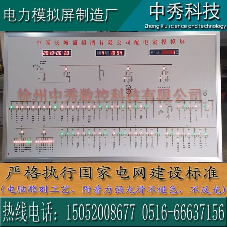 Subway Power Simulation Mosaic Photoelectric Display Process Screen Railway Index Screen Simulation Diagram Board