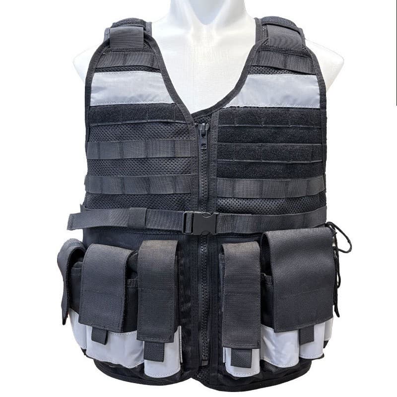Tactical quick-release vest, safety protective vest, fluorescent reflective stab-proof vest, protective suit, reflective vest