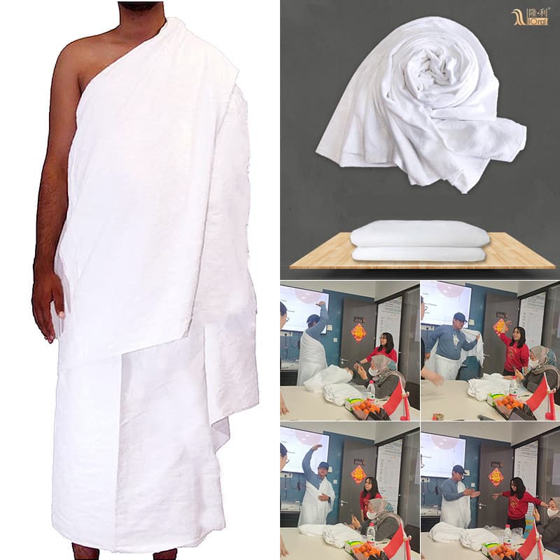 Beach Towel Microfiber Saudi Arabia Ihram Hajj Towel Ritual Towel Customizable Beach Towel