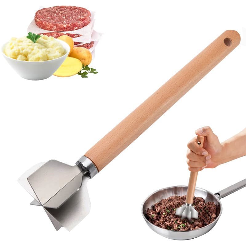 Meat Chopper Manual Meat Chopper Mixing Rice Grinding Shovel Meat Chopper Chopper