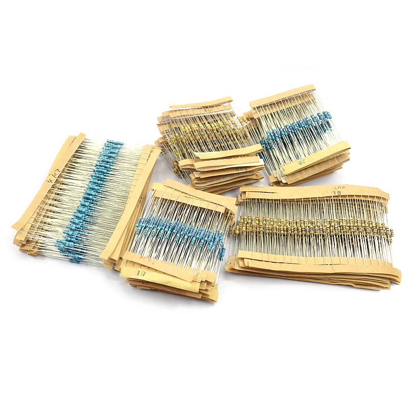 3YV54TF1 1/4W Metal Film Resistor Kit Carbon Film 41 Mixed 30/37/43 Types Common 1% Color Ring Electronic