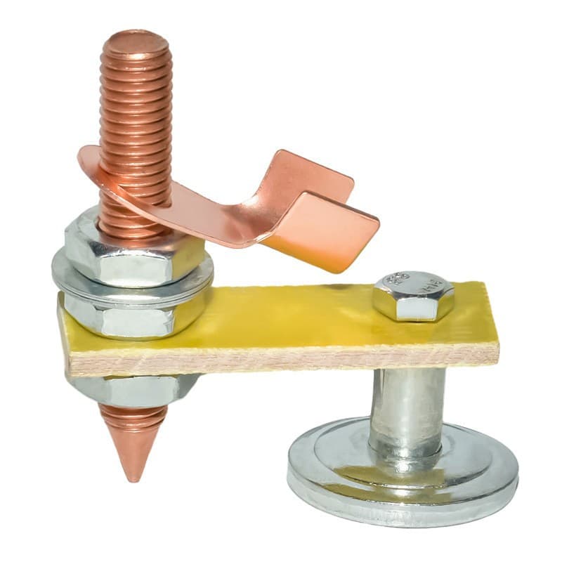 Factory Direct Strong Magnetic Welding Ground Clamp Sheet Metal Repair Machine Welder Stable Dual Strong Magnet Welding Ground