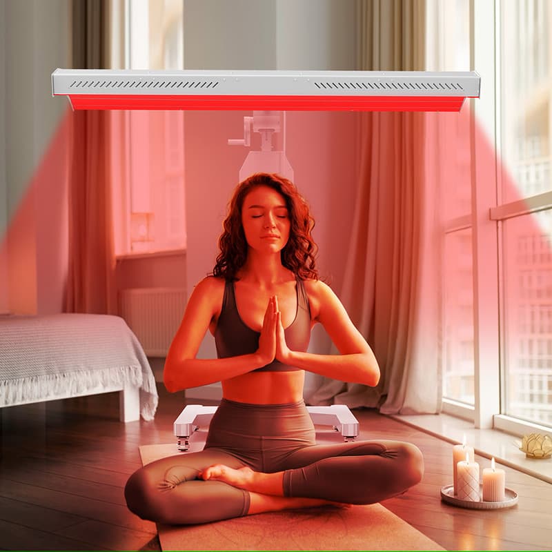 660nm/810nm near-infrared LED light panel, 1-20000Hz frequency adjustable, powerful PDT red light therapy panel
