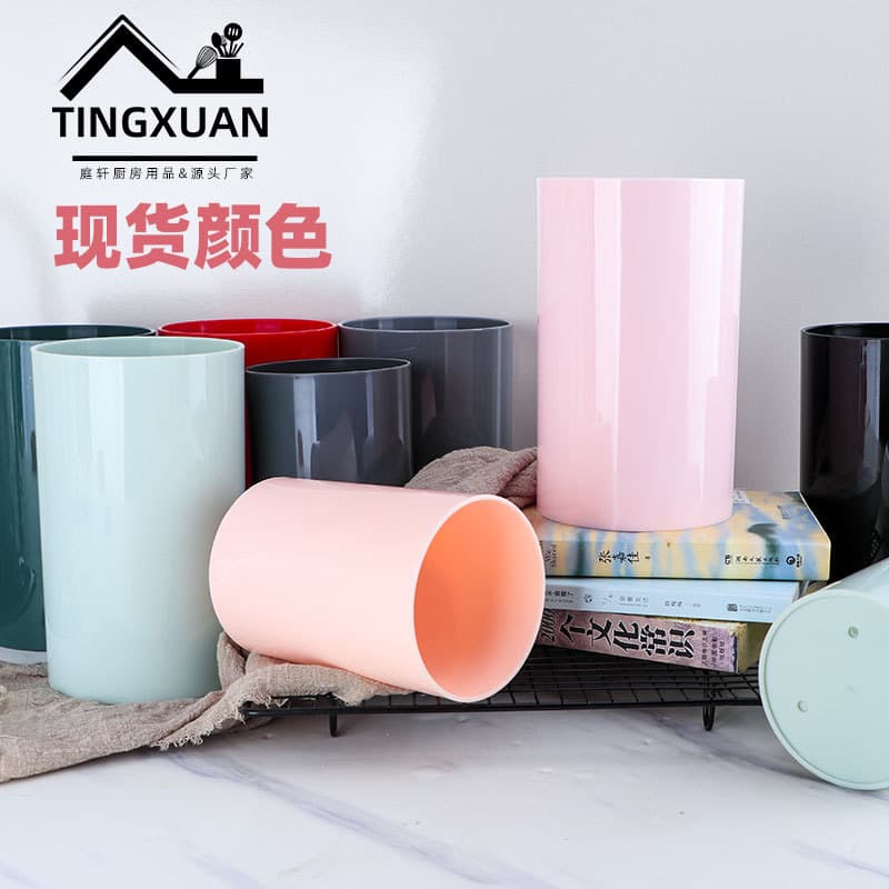 Manufacturer's ready stock kitchen utensil barrel storage container, kitchen utensil set holder, knife and stationery tool storage barrel, kitchen chopstick storage container