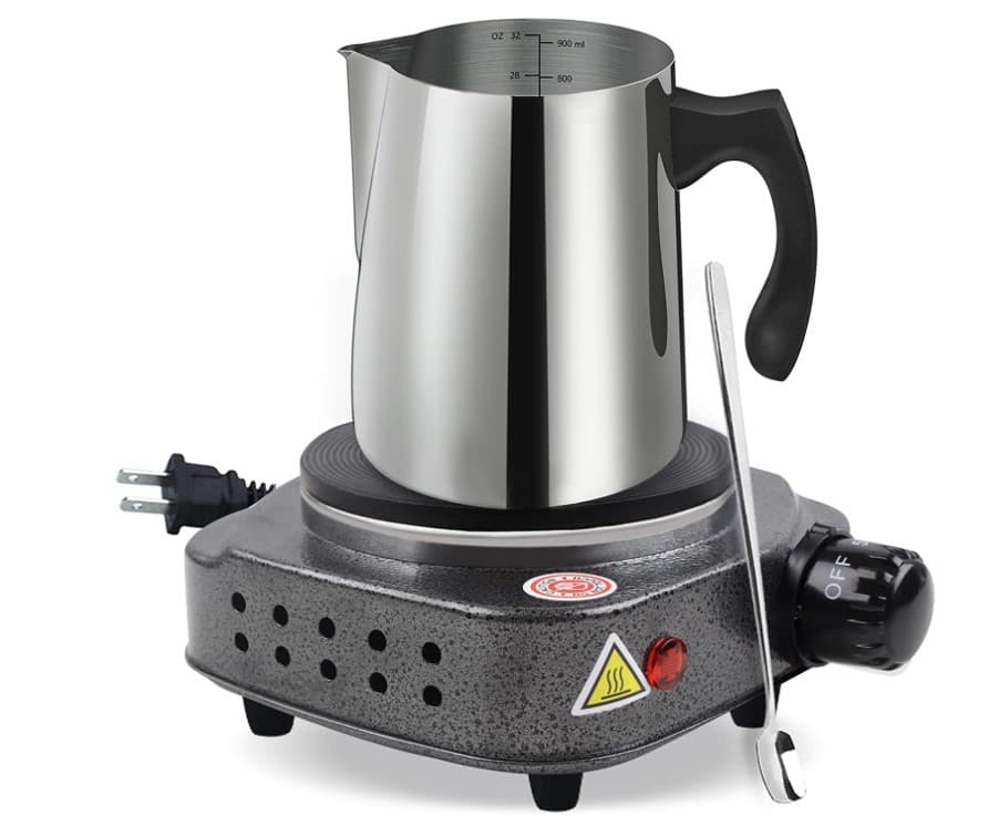 European Gauge/National Standard Heating Furnace New Wax Cup Combination Set Candle Oil Mixer Mixing Spoon DIY Candle