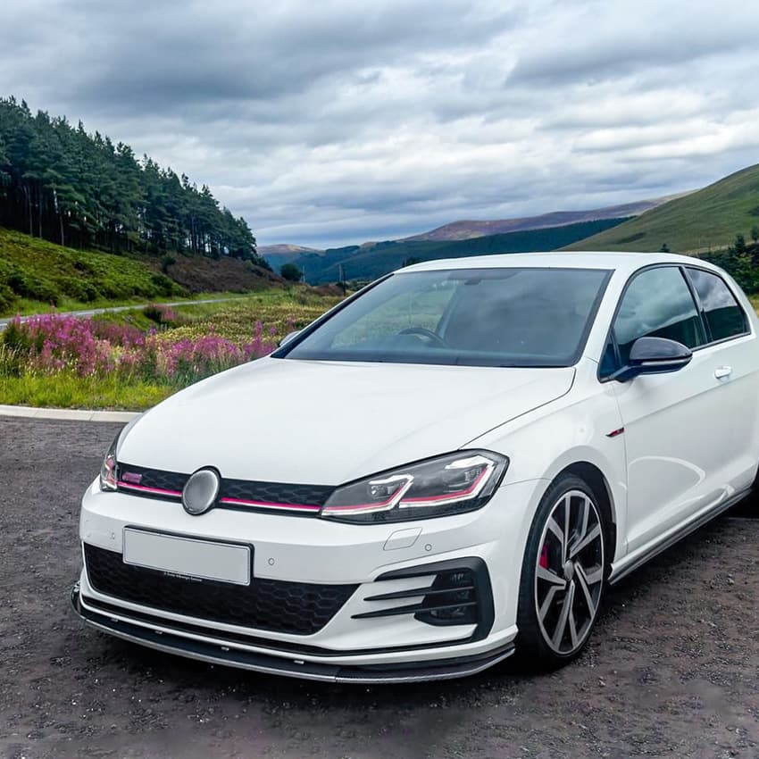 Front Lip Spoiler for Volkswagen Golf MK7.5 GTI R Rline 2017-2019 Model Modification Accessories