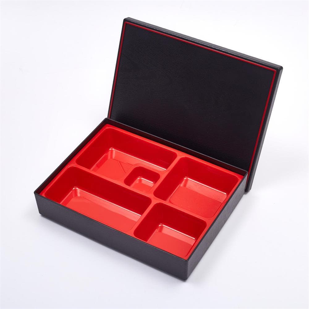 Room Temperature Small Medium 5-Compartment 6-Compartment Japanese Bento Box Restaurant Lunch Box Set Fast Food Box Sushi Bento Box