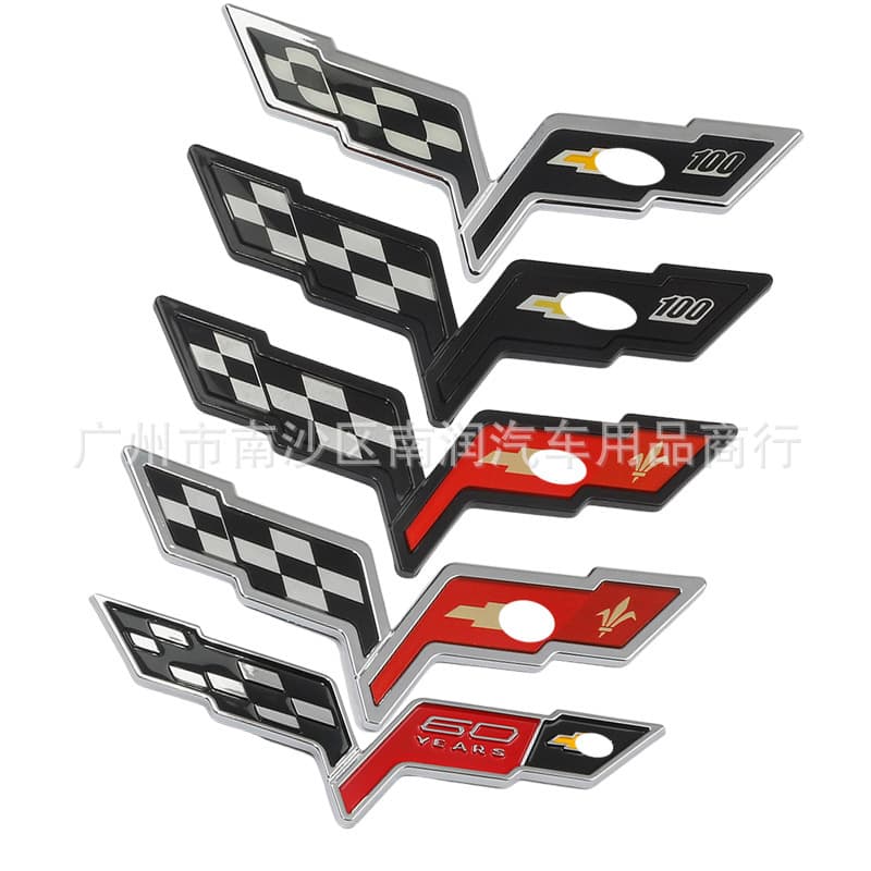 Chevrolet Emblem Decal Sticker for Cruze Modified Plastic Car Badge Corvette Personalized Car Sticker