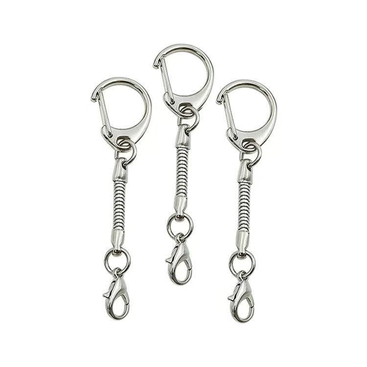 U disk hanging chain metal snake chain key chain diy lobster buckle key ring small C buckle toy jewelry pendant anti-lost