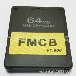 PS2 Memory Card FMCB Memory Card Free MCboot v1.966 Storage Card 64M 32M 16M 8M Boot Card