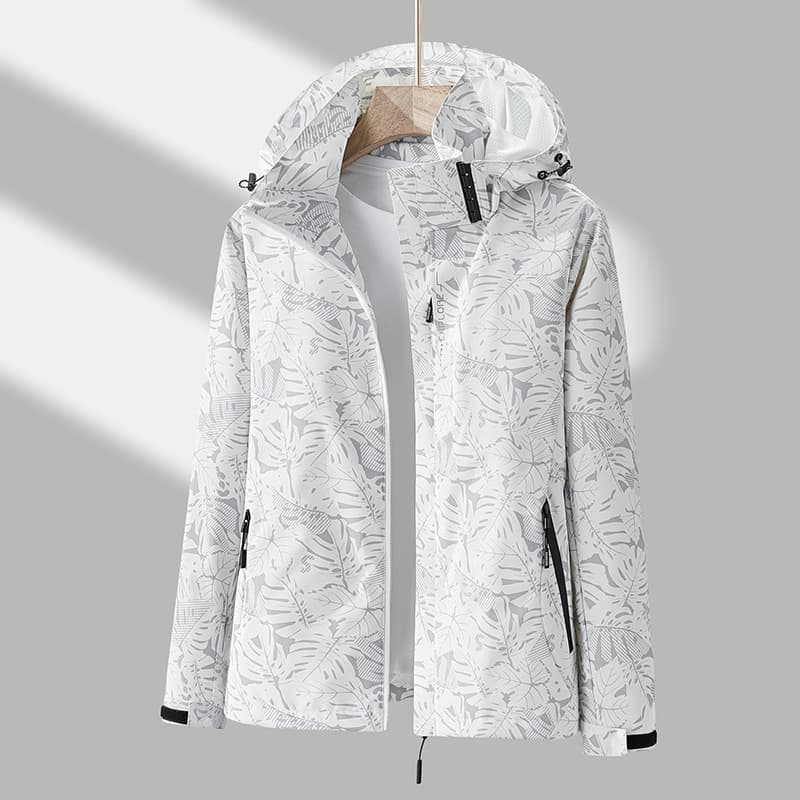 Couple's Jacket 2025 Summer New Hooded Outdoor Hiking Jacket Thin Camouflage Jacket for Men and Women