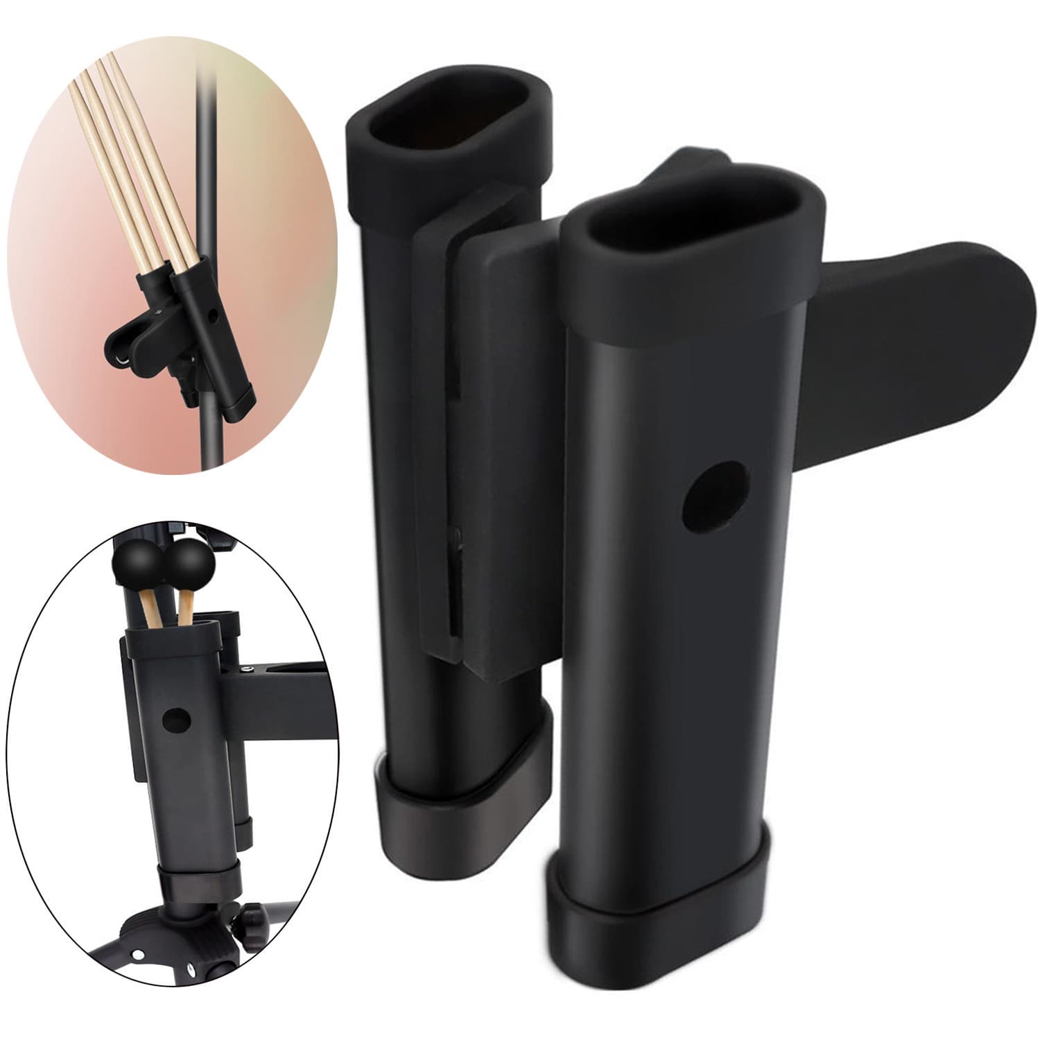 Drumstick Holder Bucket, Universal Clip for Electronic Drums, Drumstick Bag, Drumstick Rack, Drumstick Tube, Professional Accessories for Cross-Border Supply