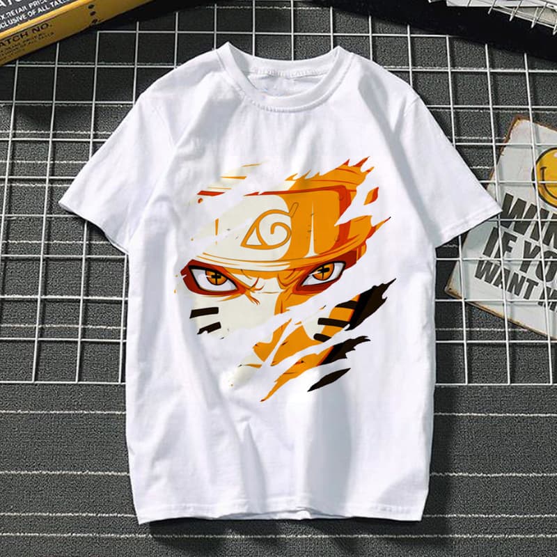 Ouma Cross-Border [Cross-Border Ouma T-Shirt Graphic Anime Naruto Akatsuki Short Sleeve Men's T-Shirt Top] T-Shirt