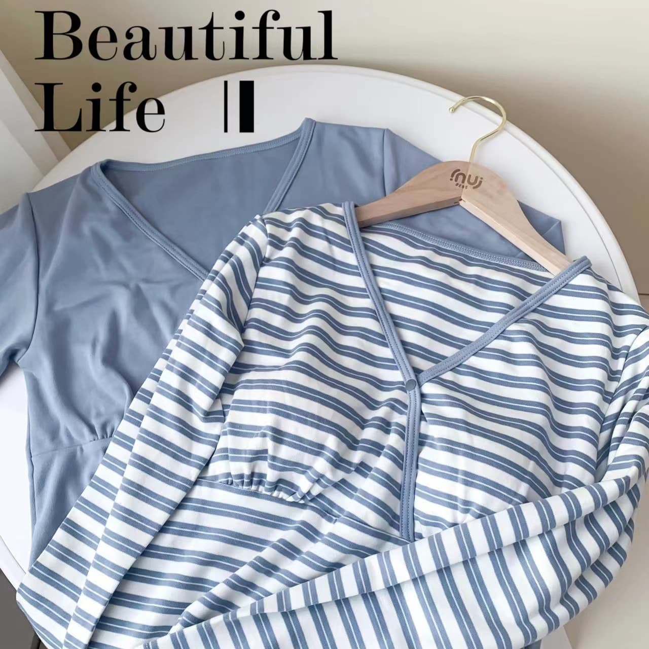 Morning Knitted Nursing Top, Essential for Breastfeeding, Pure Cotton Nursing Vest, Camisole, Autumn Wear, Postpartum Outings, Confinement Clothing