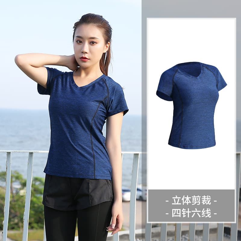 Plus Size Short Sleeve Sports T-Shirt for Women, Running Yoga Top, Loose Fit Quick-Dry Fitness Wear for 200 lbs