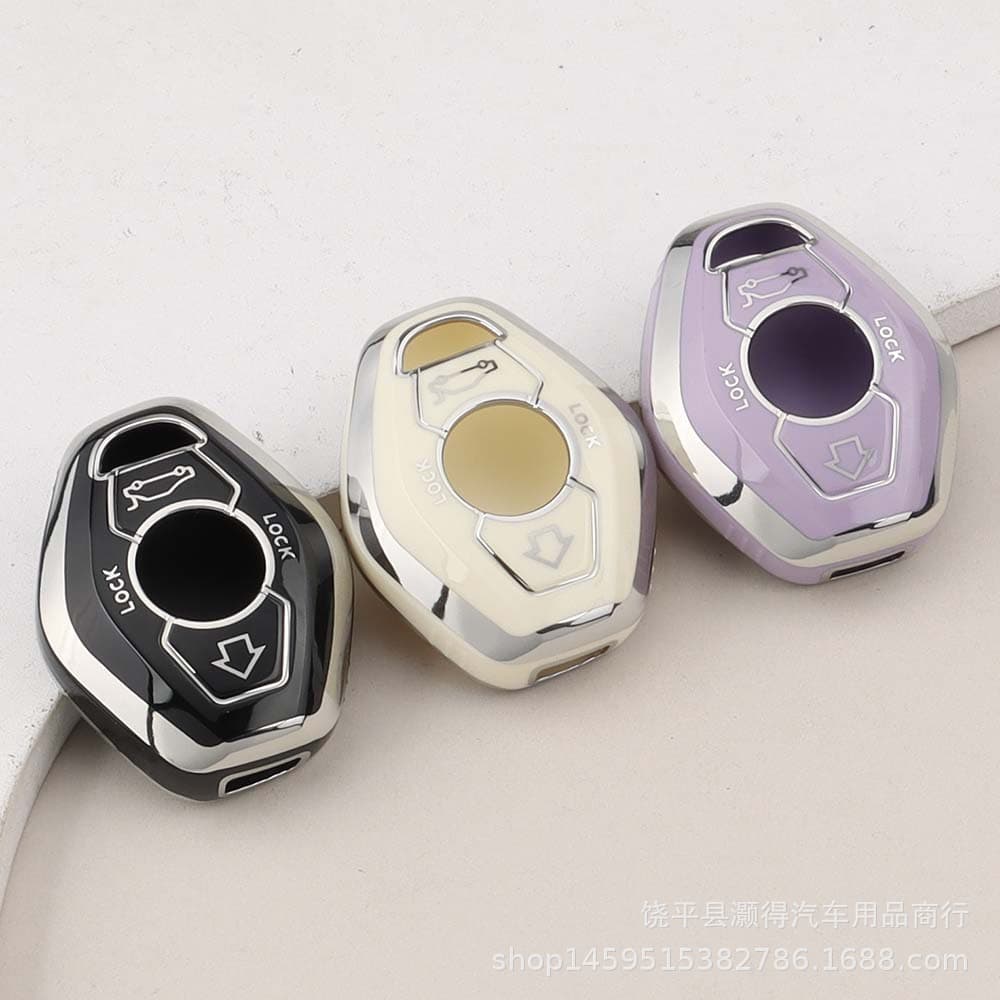 Compatible with BMW Old Model Flat Key Case for X3, 5, Z3, 4, 3, 5, 7 Series E38 E39 E46 E83 Car Key Cover