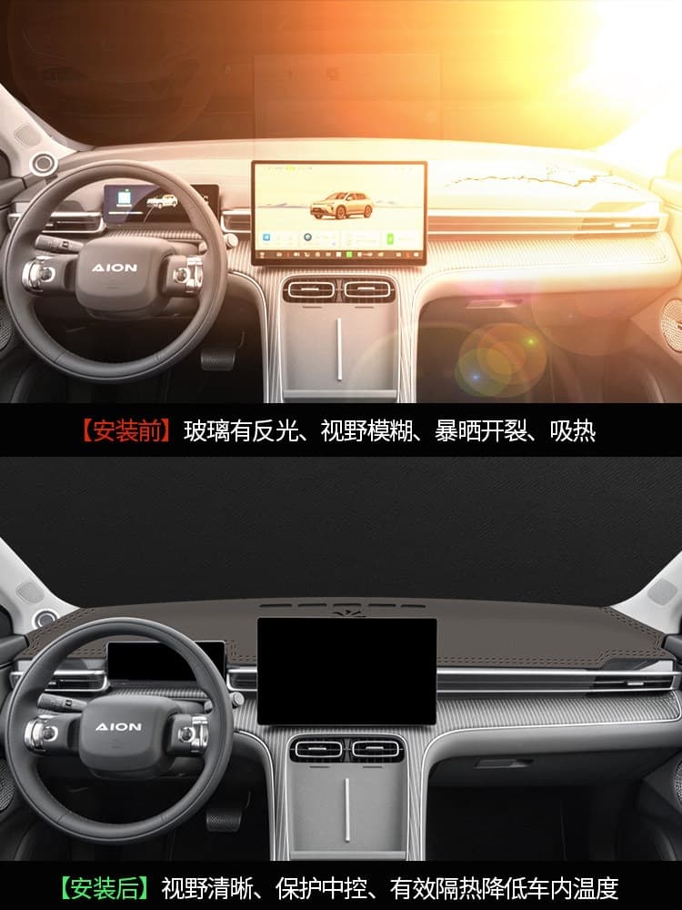 26 GAC Aion i60 Dashboard Sun Shade Anti-Glare Mat Interior Accessories AION