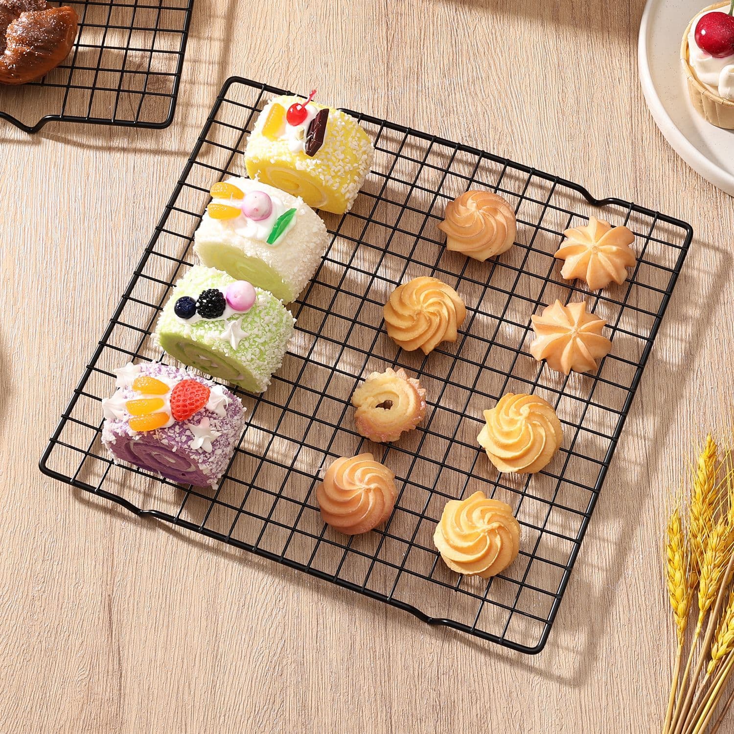 Baking Cake Cooling Rack Bread Cooling Rack Cookie Drying Rack Non-Stick Cooling Mesh Baking Inverted Frying Drying Rack