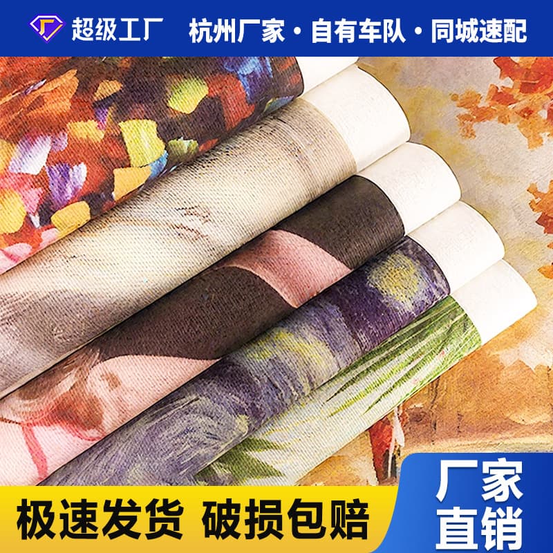 Printing UV Custom Velvet Cloth Canvas Knife-scraped Cloth Print Advertising Enclosure Mall UV Soft Film Lightbox High Brightness