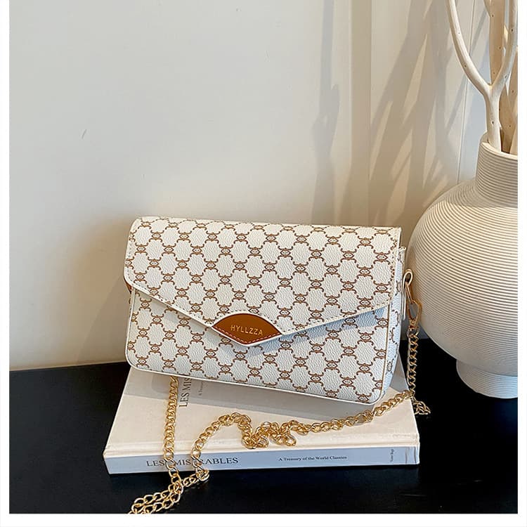 High-End Sense Bag Women 2026 New Trendy Print Stylish Shoulder Bag, Internet Celebrity Casual Crossbody Bag Fashion Small Square Bag