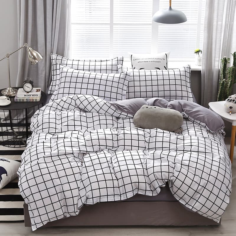 Cross-border trade AliExpress Amazon new pattern imitation cotton 3/4-piece set wholesale drop shipping