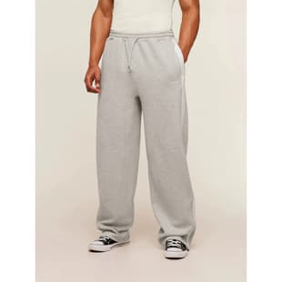 GYMSHARK Men's Sweatpants Double Stripe Patchwork Printed Joggers Gym Fitness Mid Waist Straight Leg Pants