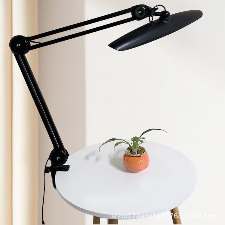 Cross-border LED Desktop Nail Lamp Beauty Specialized Nail Eyelash Embroidery Fill Light Long Arm Foldable Eye-care Desk Lamp