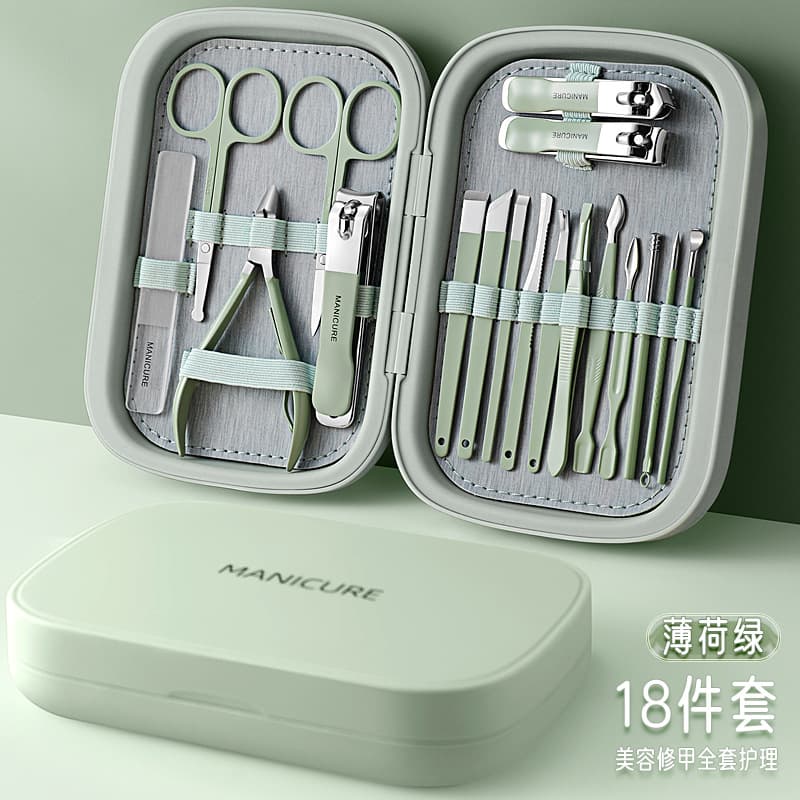 New Nail Clipper Set High-End Stainless Steel Eagle Beak Pliers Manicure Pedicure Tool Kit Nail Scissors Wholesale