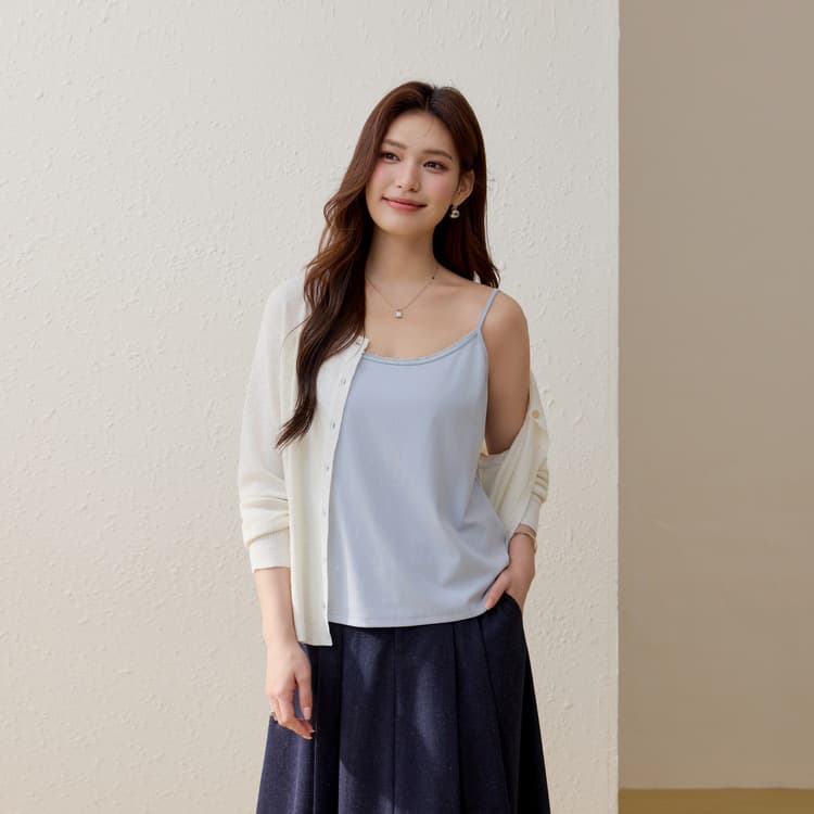 [Comfortable and versatile vest suspender] Slim and beautiful plus size women's clothing is soft and skin-friendly, suitable for fat mm 2026 spring new style
