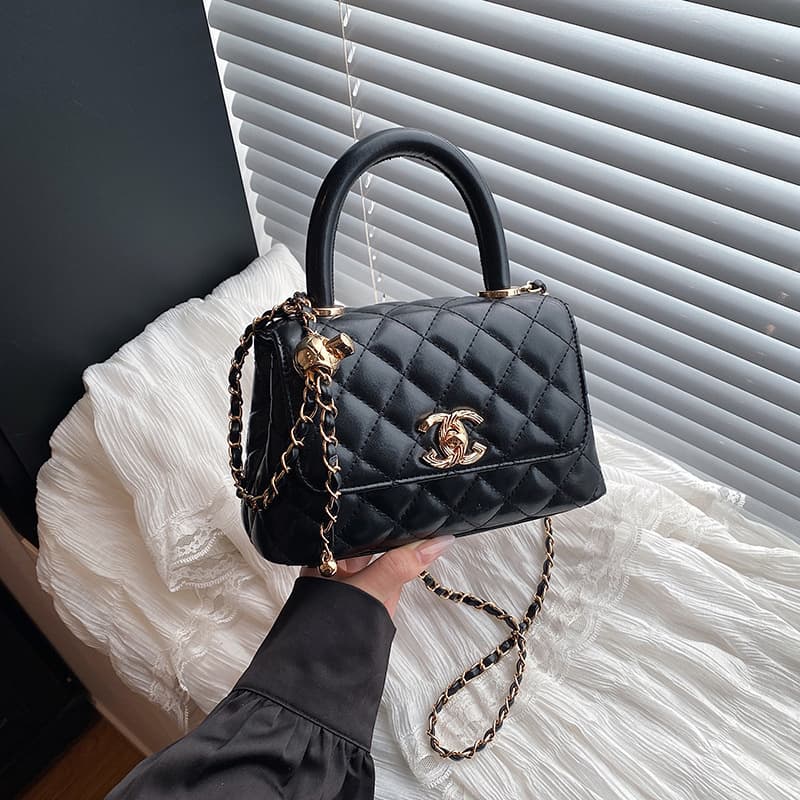 Small Fragrance Style Quilted Chain Bag Handbag Women 2025 New Trendy High-End Versatile Shoulder Crossbody Bag bags