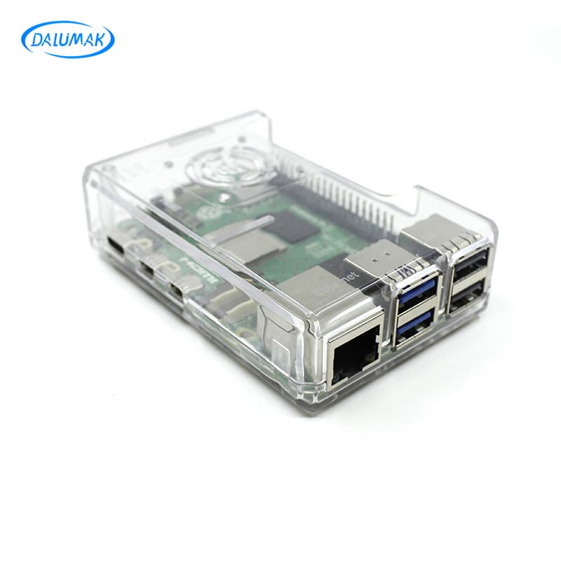 Raspberry Pi 5Th Generation Abs Plastic Cooling Shell Raspberry Pi 5 Motherboard Fixed Protective Shell Radiator