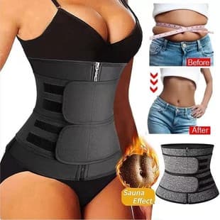 Cross-border postpartum waist trainer for autumn and winter, plus size, double-layer, slimming, warm, wholesale spot goods