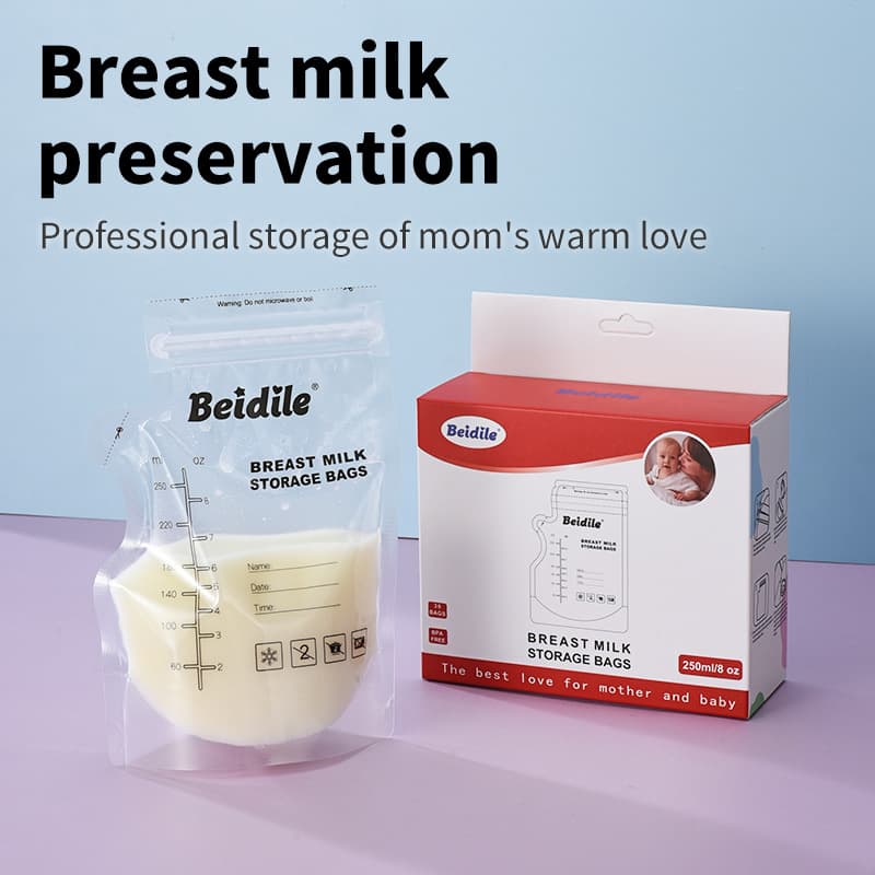 Large Capacity Disposable Breast Milk Storage Bags for Freshness Preservation, Maternal Use, Freezing Storage Factory