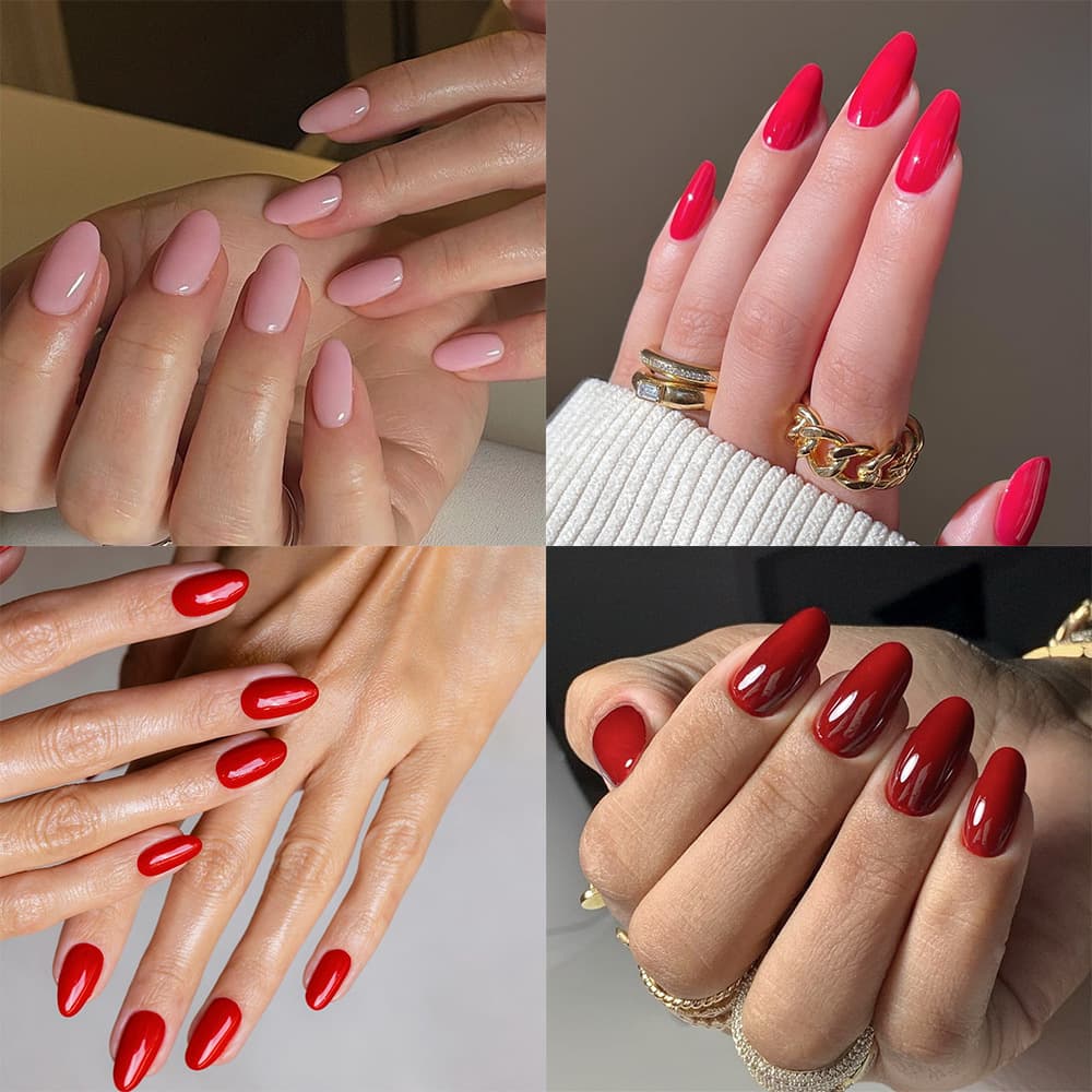 Factory direct sales wearable nails Yiwu manicure 24 pieces short short round nails solid color single color simple fake nails wholesale
